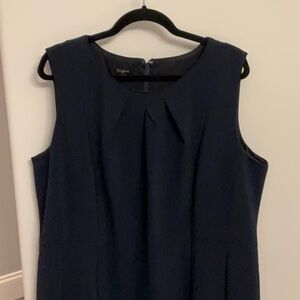 Talbots Navy Blue Sleeveless Dress